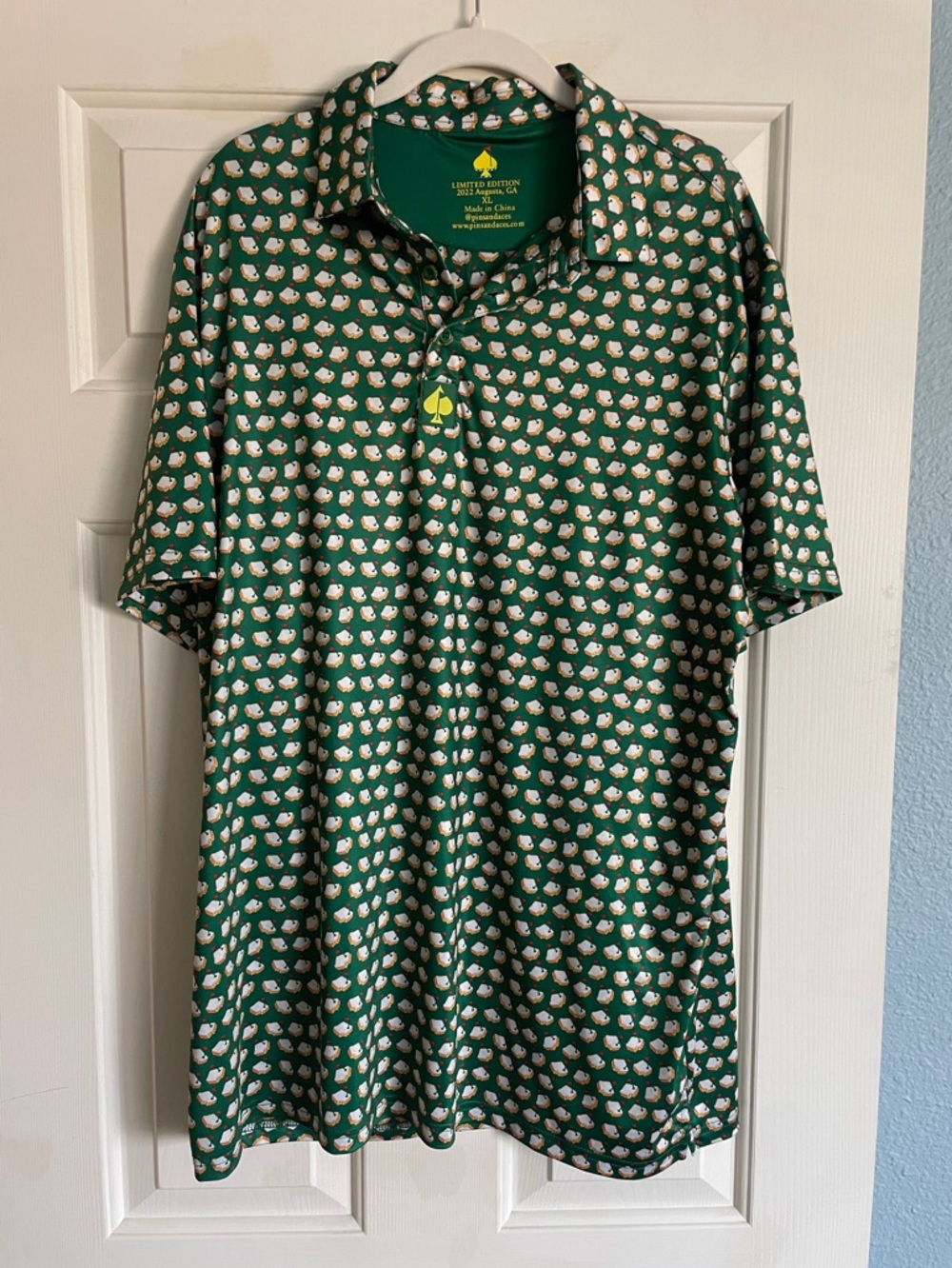 Pins and aces limited edition 2022 Augusta, Georgia polo size XL for men